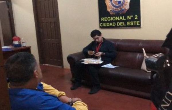 Un falso agente de la Senad fue aprendido en un operativo encubierto en CDE