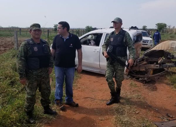 Con explosivos atacan vehículo de una estancia en la zona norte