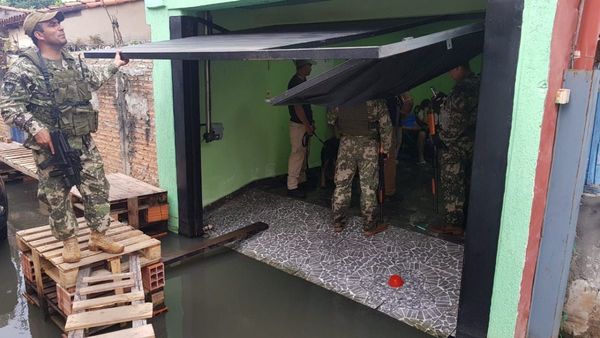Allana distribuidor en zona inundada