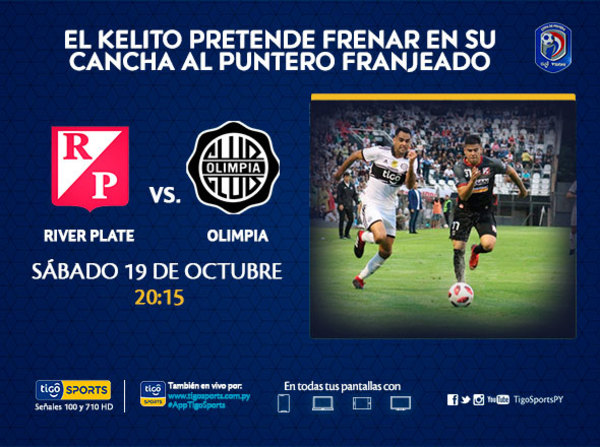 Olimpia no quiere detenerse ante River Plate