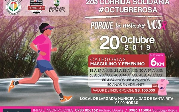 Correrán a beneficio de Apostar por la vida