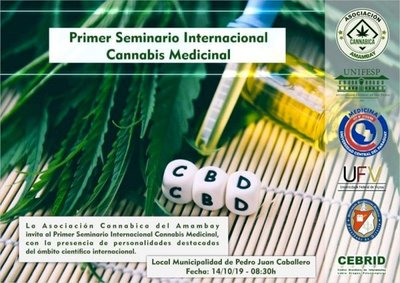 Seminario internacional sobre Cannabis Medicinal en el anfiteatro de la municipalidad