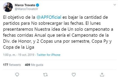 La propuesta de Olimpia para los torneos en 2020 - Fútbol - ABC Color