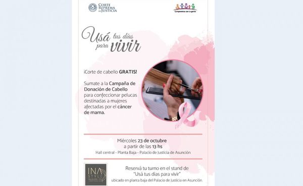 Realizarán cortes de pelo gratuito para confeccionar pelucas para mujeres con cáncer - ADN Paraguayo
