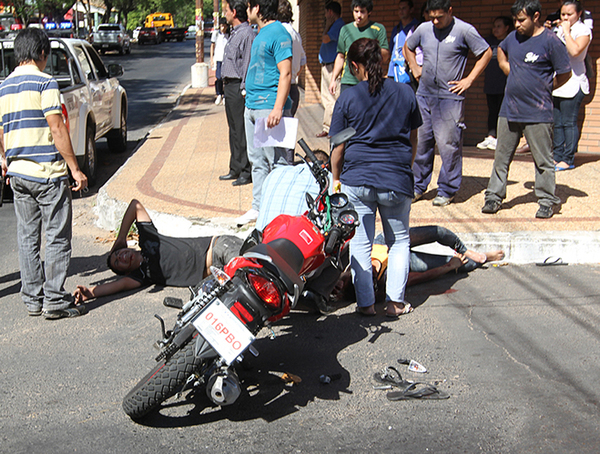 Ypané, Villa Elisa y San Lorenzo encabezan lista de motociclistas accidentados en Central