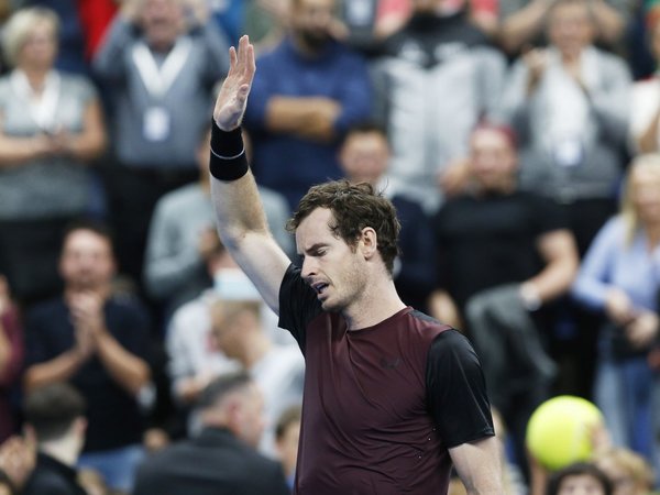 Andy Murray llora tras ganar el torneo de Amberes