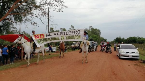 Pobladores de Yaguarón refuerzan medidas contra vertedero ilegal - Nacionales - ABC Color