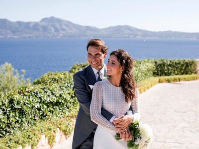 Las fotos e invitados de la discreta boda de Rafael Nadal y Mery Perelló