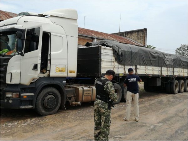 Cae contrabando con 35 toneladas de productos agrícolas