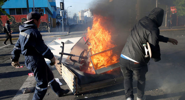 Se eleva a 10 el número de muertos durante protestas en Chile » Ñanduti
