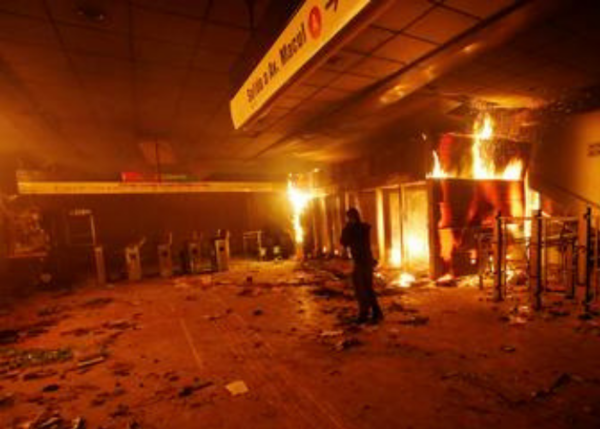 ¡Impresionante! Las violentas protestas de Chile resumidas en fotos