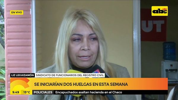 Se iniciarán dos huelgas esta semana - ABC Noticias - ABC Color
