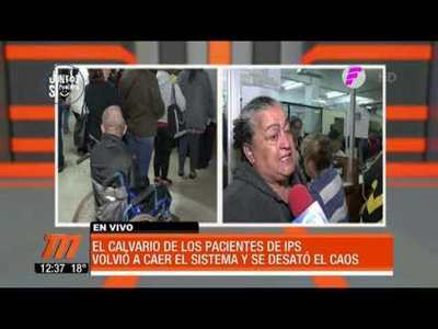 Caos en IPS por fallo en sistema informático