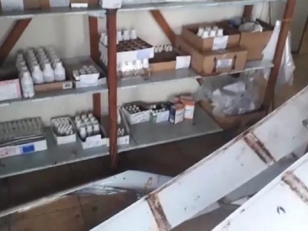 Cede parte del cielorraso del IPS en Pedro Juan Caballero