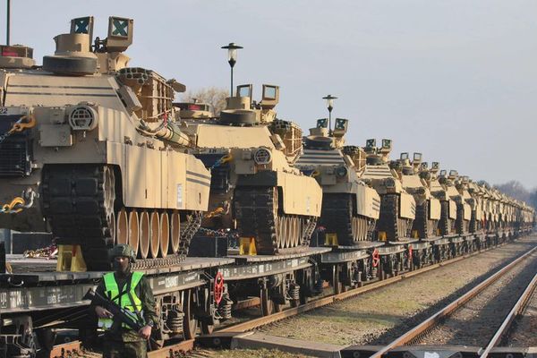 EE.UU. desplaza tropas y tanques en Lituania, un “mensaje para Rusia" - Mundo - ABC Color