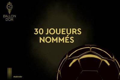 Están los 30 nominados al Balón de Oro 2019