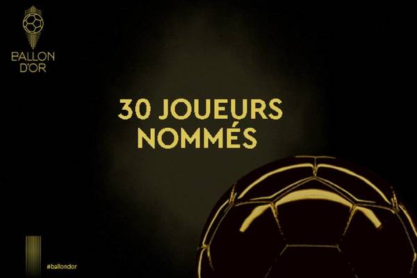 Están los 30 nominados al Balón de Oro 2019