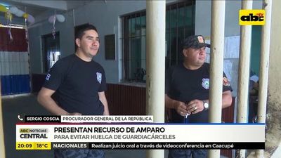 Presentan recurso de amparo para evitar inicio de huelga de guardiacárceles - ABC Noticias - ABC Color
