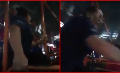 Mujer agrede a chofer por no bajarla en un lugar prohibido