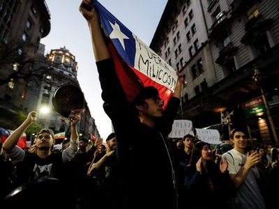 Gobierno de Chile informa de 15 muertes durante protestas 
