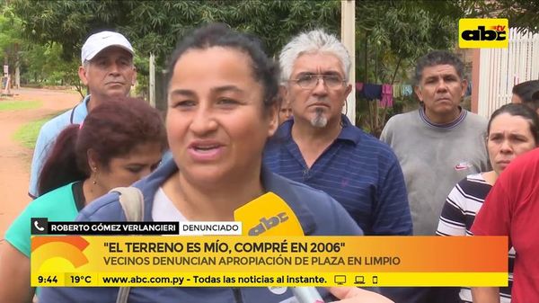 Verlangieri: “El terreno es mío, compré en 2006” - ABC Noticias - ABC Color