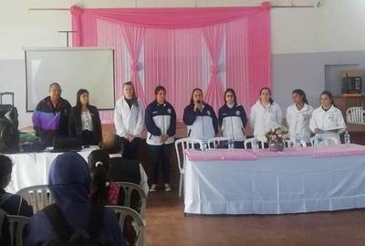 EN GENERAL ARTIGAS ITAPÚA SE REALIZÓ CHARLA SOBRE PREVENCIÓN DE CÁNCER DE MAMA
