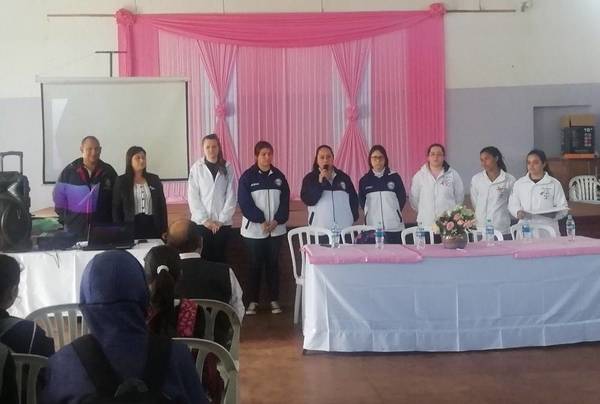 EN GENERAL ARTIGAS ITAPÚA SE REALIZÓ CHARLA SOBRE PREVENCIÓN DE CÁNCER DE MAMA