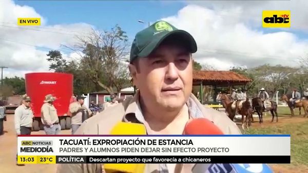 Tacuatí: Expropiación de estancia - ABC Noticias - ABC Color