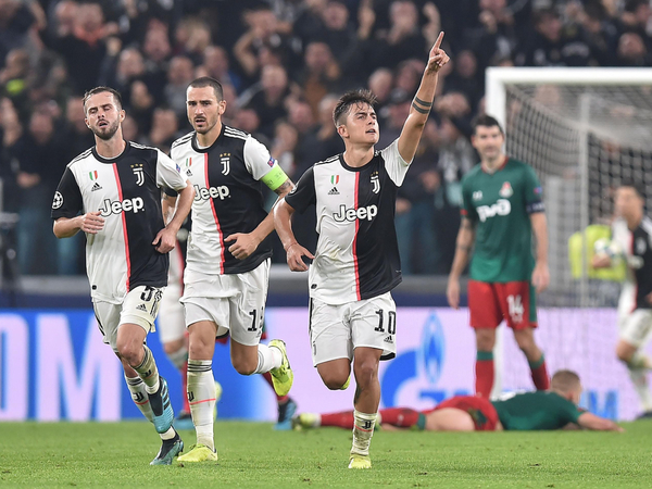 Paulo Dybala le da la victoria a la Juventus sobre el Lokomotiv