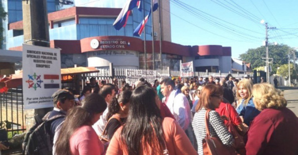 Registro Civil, en huelga