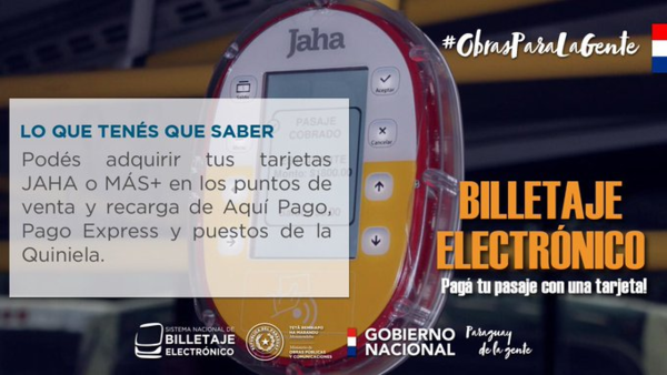 Se pone en marcha el billetaje electrónico en Paraguay