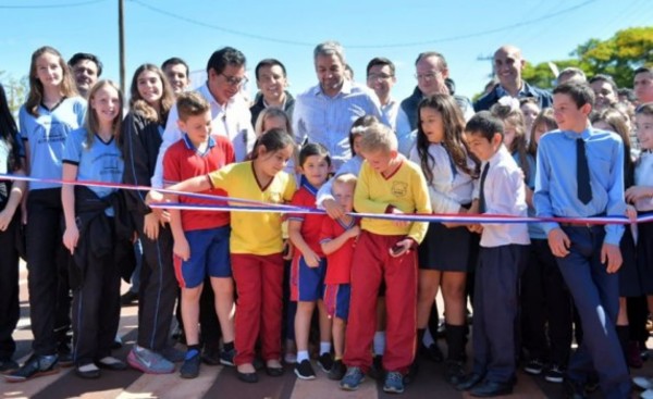 Inauguraron USF, rutas y Parque Lineal de Itaipu