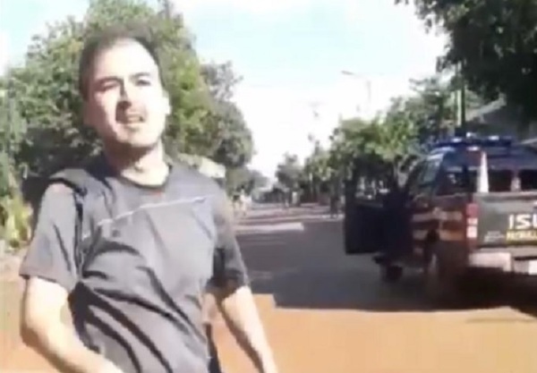 "Pasé dos horas en el calabozo", afirma detenido por escrachar a Abdo