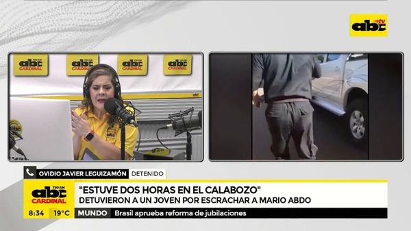 Detienen a un joven por escrachar a Abdo - ABC Noticias - ABC Color