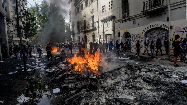Nuevo balance oficial en Chile: el número de muertos por las protestas subió a 18 - ADN Paraguayo