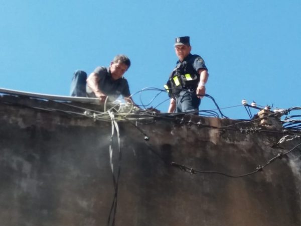 Mercado: Principio de incendio fue por cables sobrecargados | San Lorenzo Py
