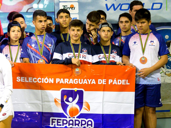 Paraguay deja buena imagen en el Mundial de Pádel de menores