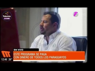 Programa de TV pagado con dinero de todos los paraguayos