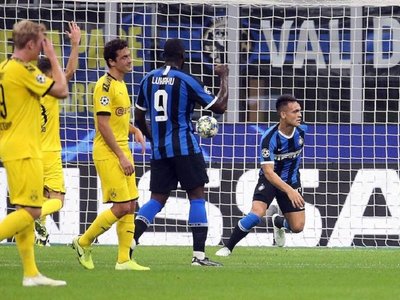 Lautaro y el Inter ganan al Borussia y anuncian batalla en Champions