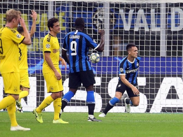 Lautaro y el Inter ganan al Borussia y anuncian batalla en Champions