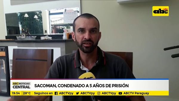 Socoman, condenado a 5 años de prisión - ABC Noticias - ABC Color