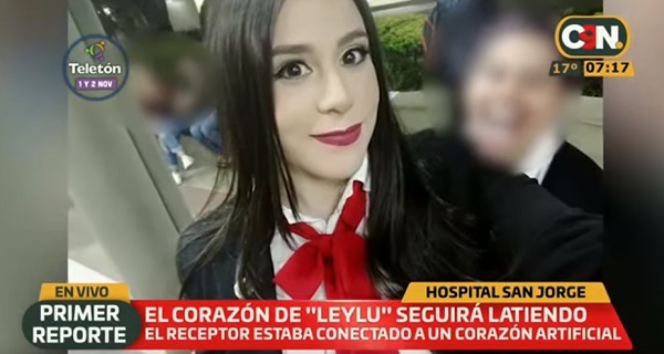 Paciente recibe corazón de estudiante fallecida tras accidente