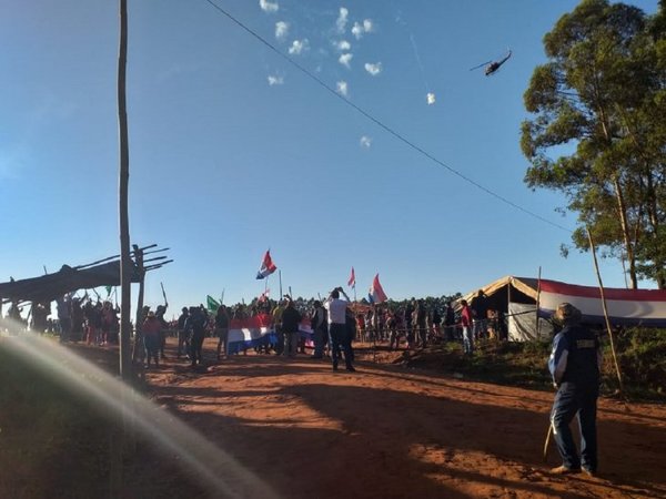 Policía prepara desalojo de campesinos en Caaguazú