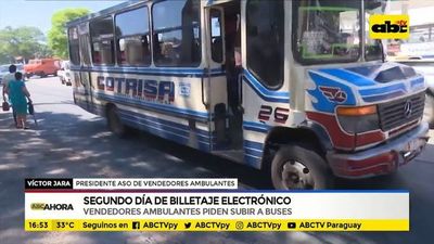 Segundo día de billetaje electrónico - ABC Noticias - ABC Color