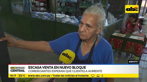 Escasa venta en nuevo bloque del mercado de Abasto - ABC Noticias - ABC Color