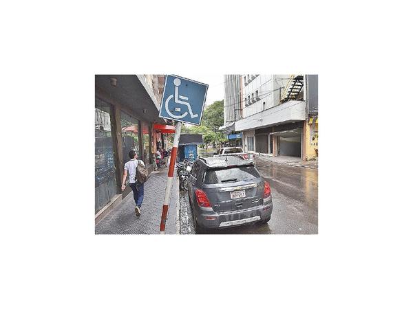 Estacionamiento y carné para personas con discapacidad