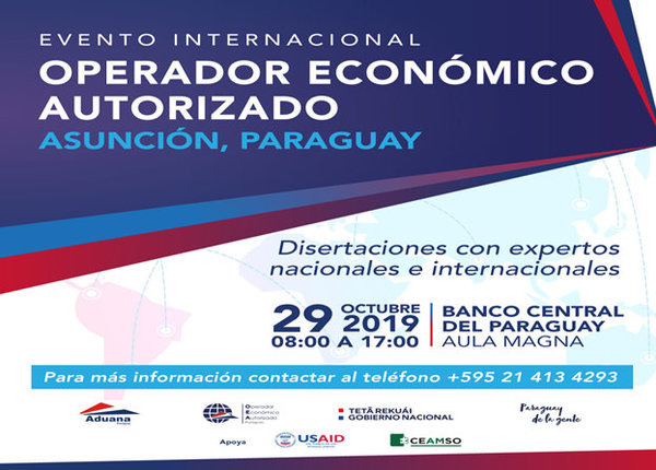 Evento internacional de Operadores Económicos Autorizados se hará el martes en el BCP | .::Agencia IP::.