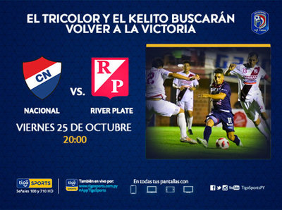 Nacional y River Plate quieren reencontrarse con el triunfo