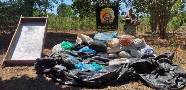 Senad desmantela gran base narco en Capitán Bado | .::Agencia IP::.