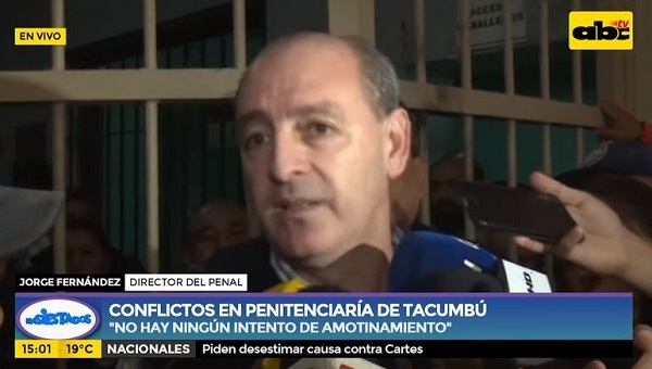 Director de Tacumbú renuncia y colocan un interino